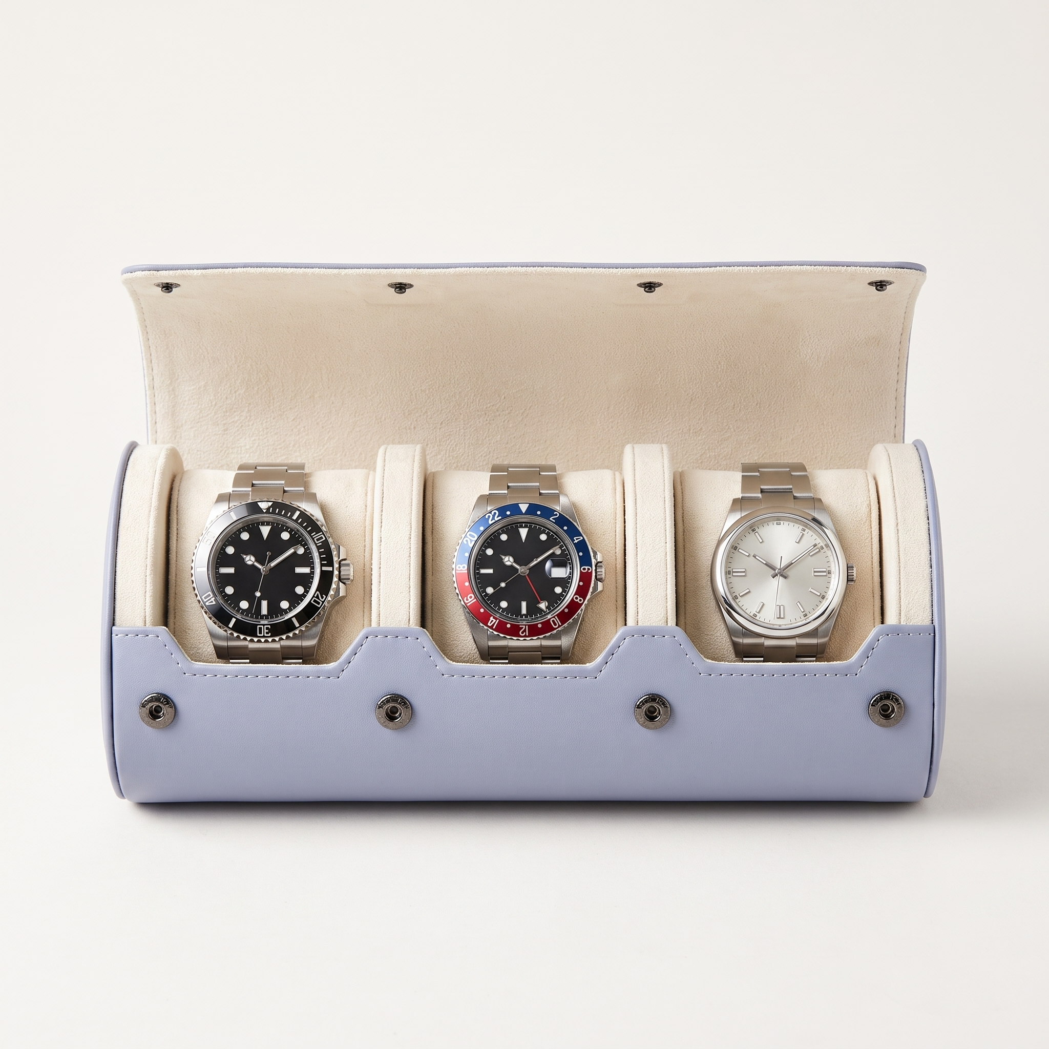 Étui à montres en cuir